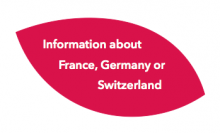 Information about France, Germany or Switzerland